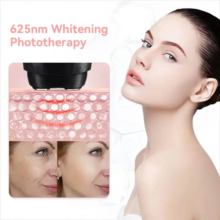 Skb - 1405 masajeador portátil de belleza facial EMS para adelgazar y apretar la piel con Fototerapia LED 
