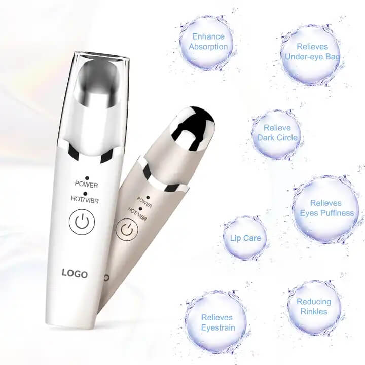 Skb - 1603 cuidado ocular máquina de eliminación de ojeras, lápiz de masaje ocular labial, aparato de belleza ocular antiarrugas 